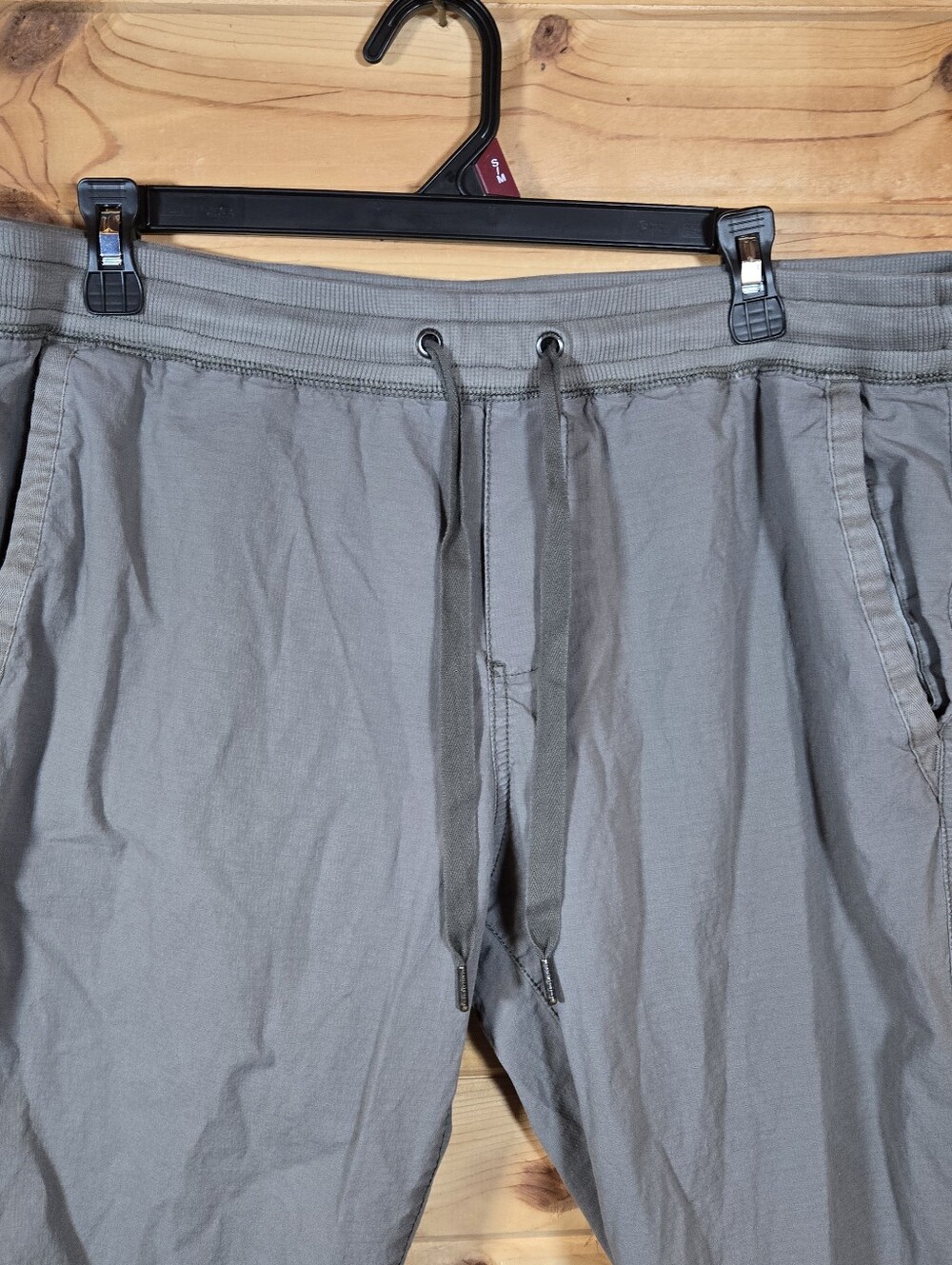 L.L. Bean Pull on Capri Women's Large Olive Green Elastic Waist Pockets